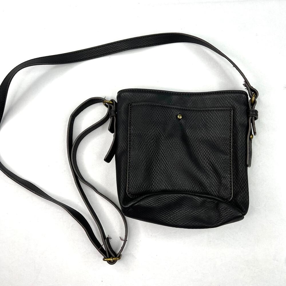 a.n.a Black Crossbody Mini Bucket Bag